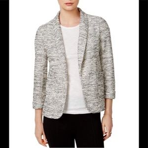 Maison Jules Knit Black & White Blazer